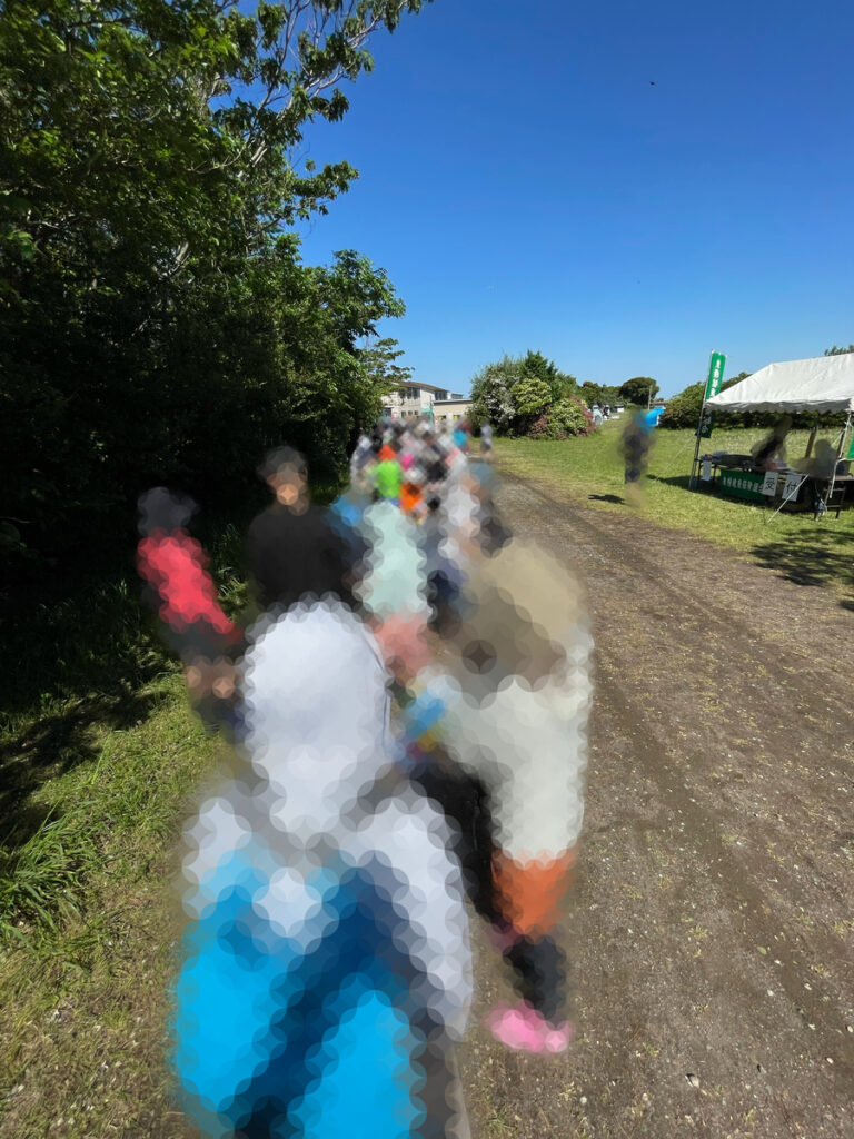 開場前の行列